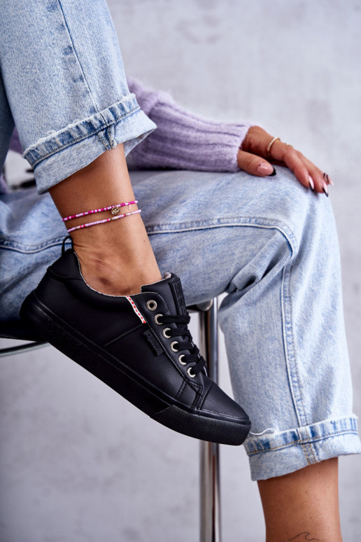 Dámska obuv na voľný čas Big Star KK274006 čierna Dámska obuv na voľný čas Big Star KK274006 čierna