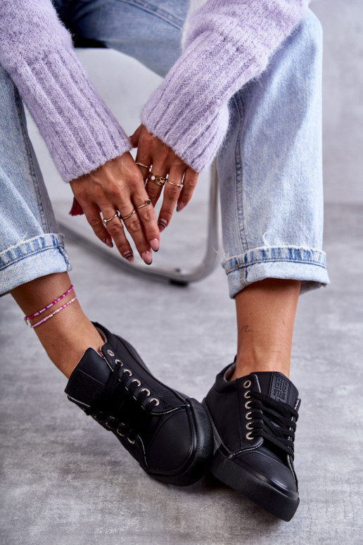 Dámska obuv na voľný čas Big Star KK274006 čierna Dámska obuv na voľný čas Big Star KK274006 čierna