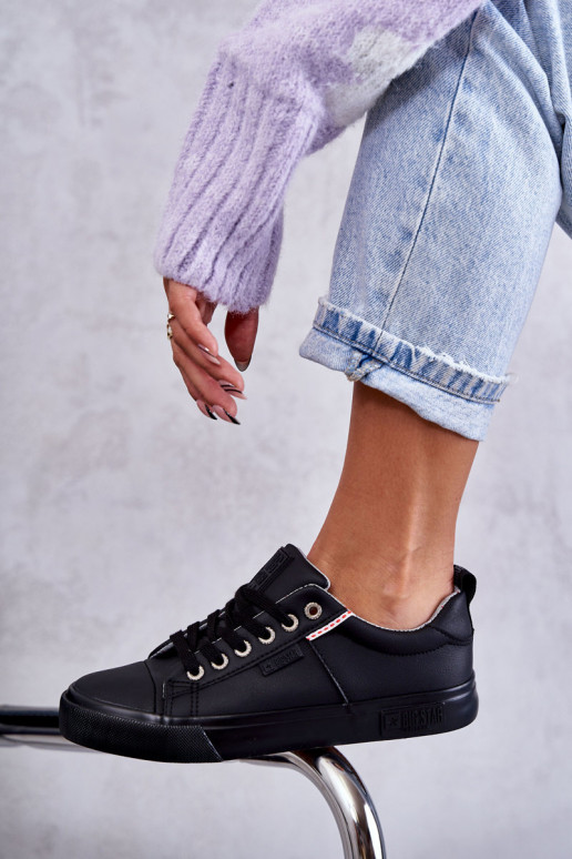 Dámska obuv na voľný čas Big Star KK274006 čierna Dámska obuv na voľný čas Big Star KK274006 čierna