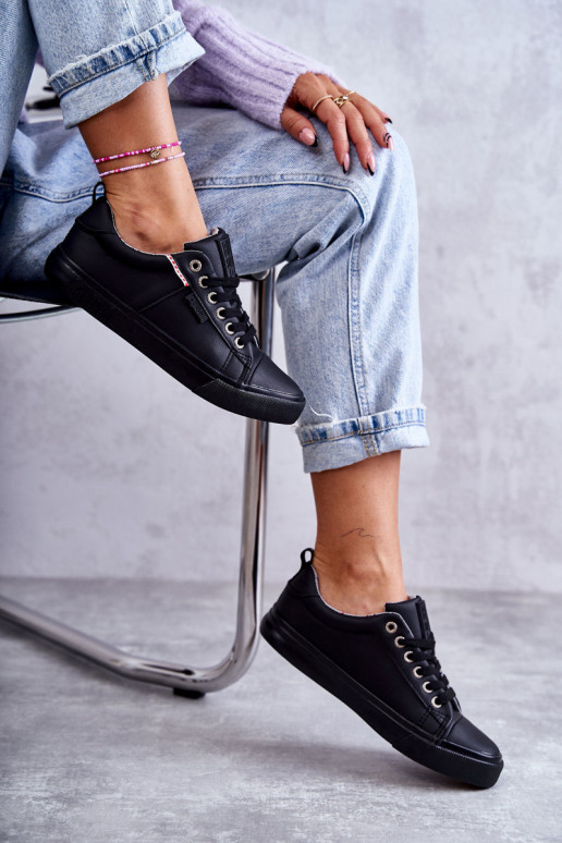 Dámska obuv na voľný čas Big Star KK274006 čierna Dámska obuv na voľný čas Big Star KK274006 čierna