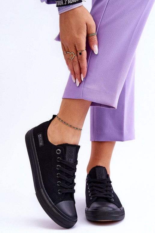 Látková obuv na voľný čas Big Star KK274009 čierna Látková obuv na voľný čas Big Star KK274009 čierna