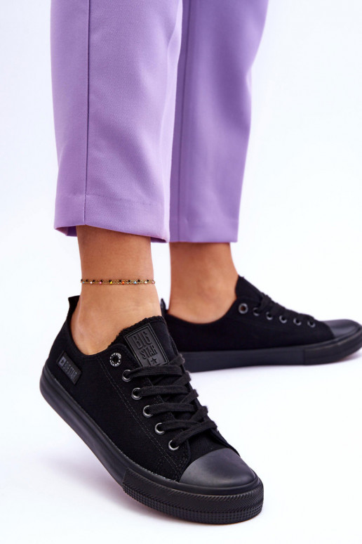 Látková obuv na voľný čas Big Star KK274009 čierna Látková obuv na voľný čas Big Star KK274009 čierna