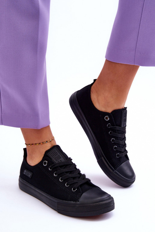 Látková obuv na voľný čas Big Star KK274009 čierna Látková obuv na voľný čas Big Star KK274009 čierna