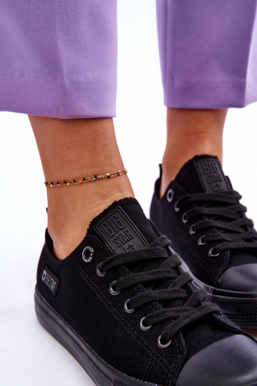 Látková obuv na voľný čas Big Star KK274009 čierna Látková obuv na voľný čas Big Star KK274009 čierna