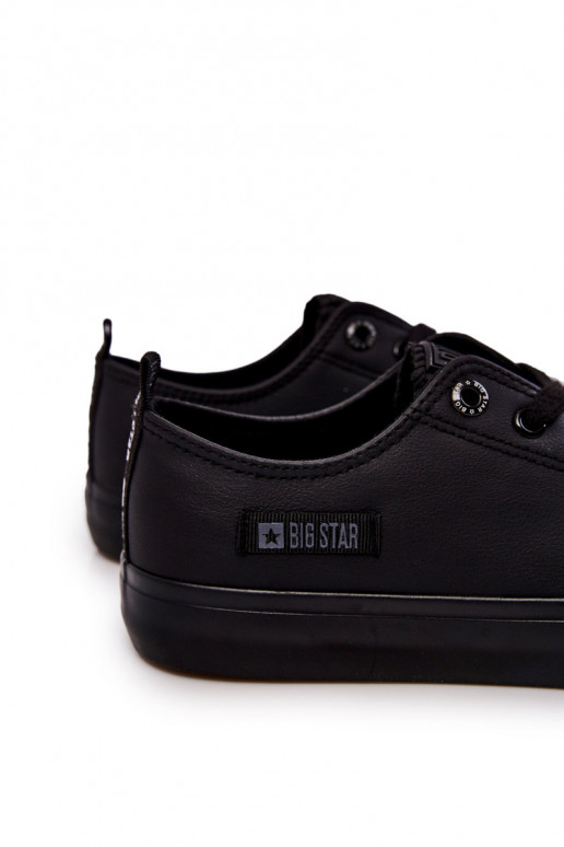 pre mužov Nízke bežné topánky Big Star KK174009 čiernej farby pre mužov Nízke bežné topánky Big Star KK174009 čiernej farby