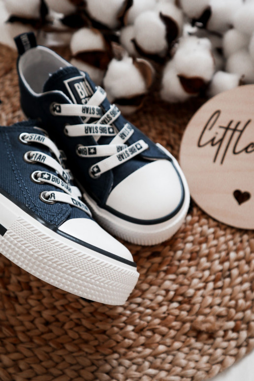 Detská obuv na voľný čas BIG STAR KK374070 tmavomodrá