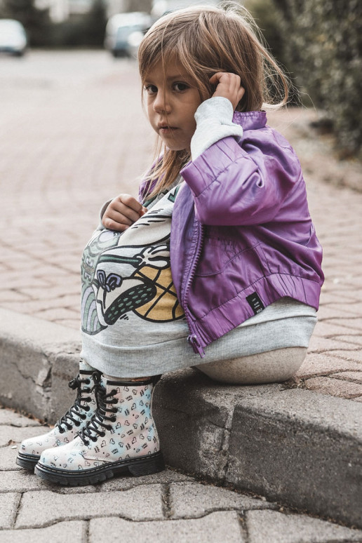 Detské čižmy s trblietkami a vzormi Reggie v rôznych farbách