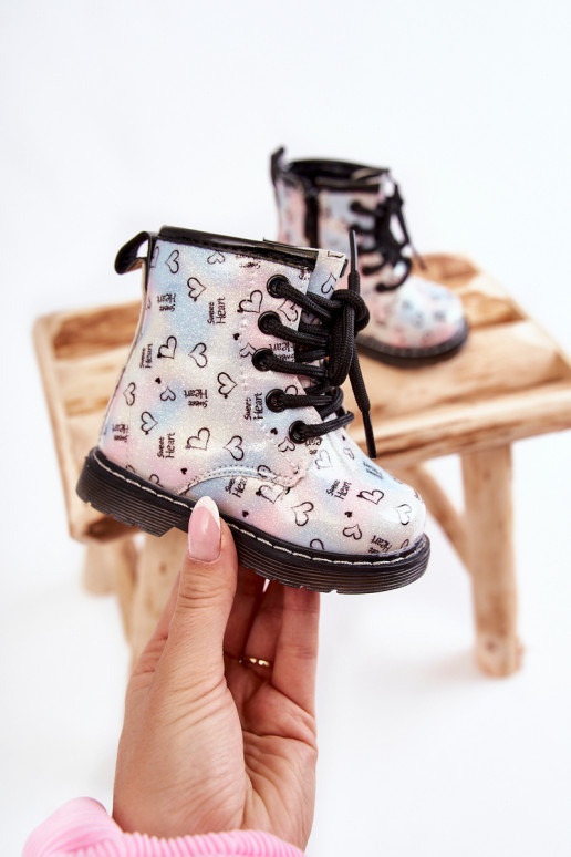 Detské čižmy s trblietkami a vzormi Reggie v rôznych farbách