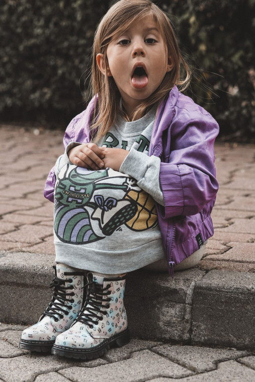 Detské čižmy s trblietkami a vzormi Reggie v rôznych farbách