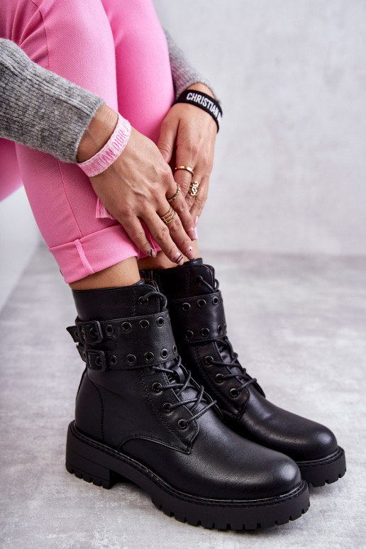 oteplené čižmy v čiernej farbe Silvor oteplené čižmy v čiernej farbe Silvor