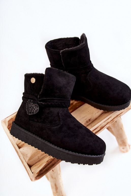 Detské snehule v čiernej farbe May Detské snehule v čiernej farbe May