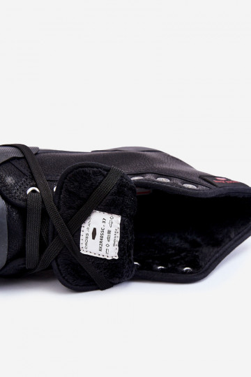 obuv na voľný čas s podrážkou Cross Jeans KK2R4055C čiernej farby 2