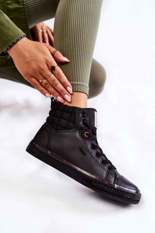 obuv na voľný čas s podrážkou Cross Jeans KK2R4058C čiernej farby