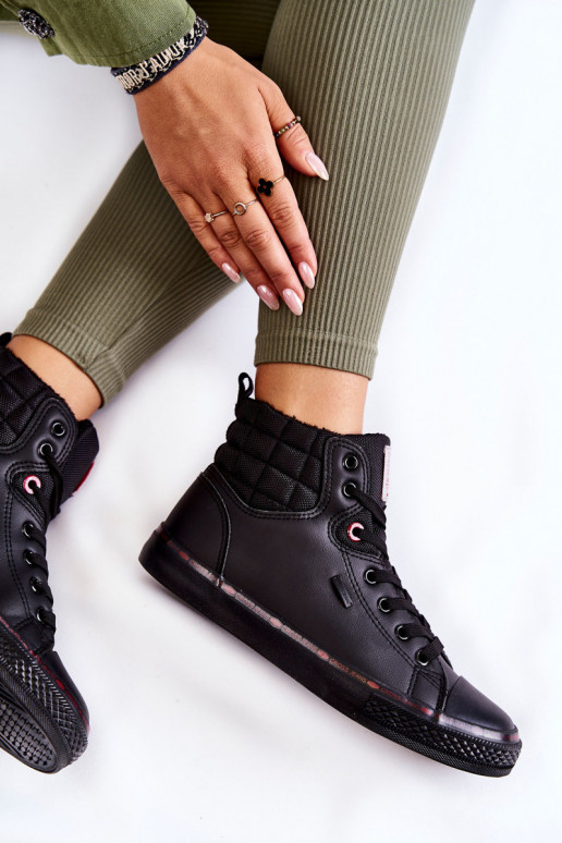 obuv na voľný čas s podrážkou Cross Jeans KK2R4058C čiernej farby