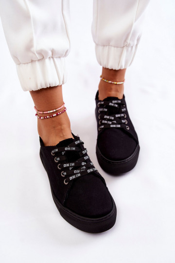 Dámske topánky Memory Foam System Big Star KK276001 čierne 2