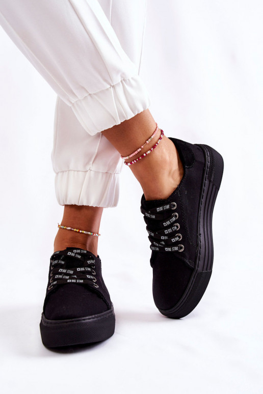 Dámske topánky Memory Foam System Big Star KK276001 čierne