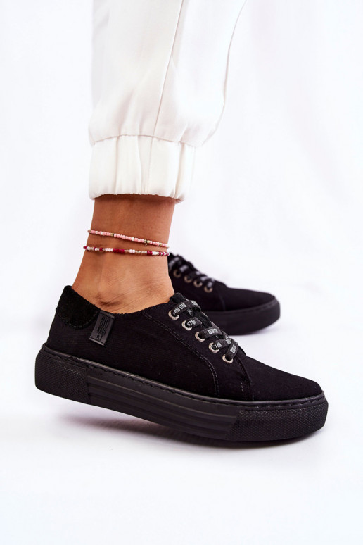 Dámske topánky Memory Foam System Big Star KK276001 čierne