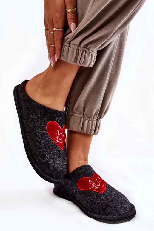 papuče Big Star KK276019 Čierno-červené papuče Big Star KK276019 Čierno-červené