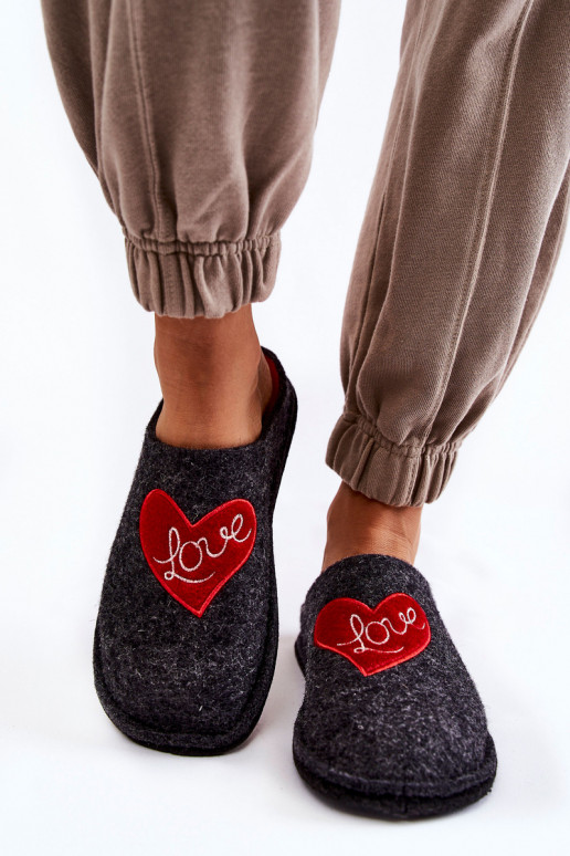 papuče Big Star KK276019 Čierno-červené papuče Big Star KK276019 Čierno-červené