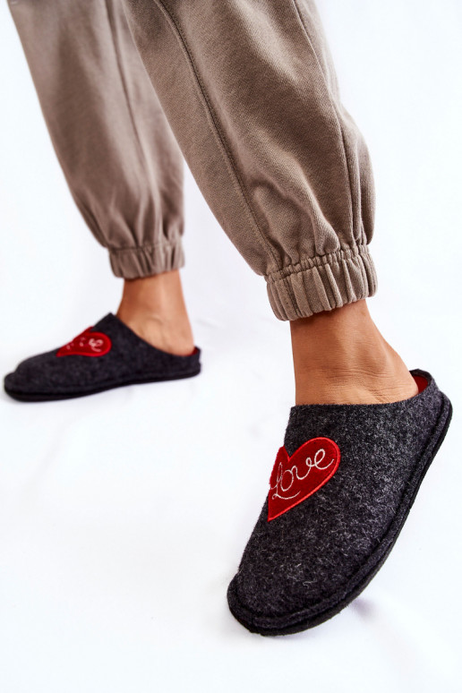 papuče Big Star KK276019 Čierno-červené papuče Big Star KK276019 Čierno-červené