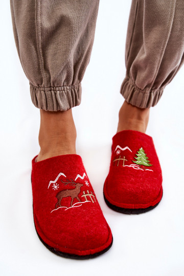 papuče Big Star KK276017 červeno-pieskovej farby 2