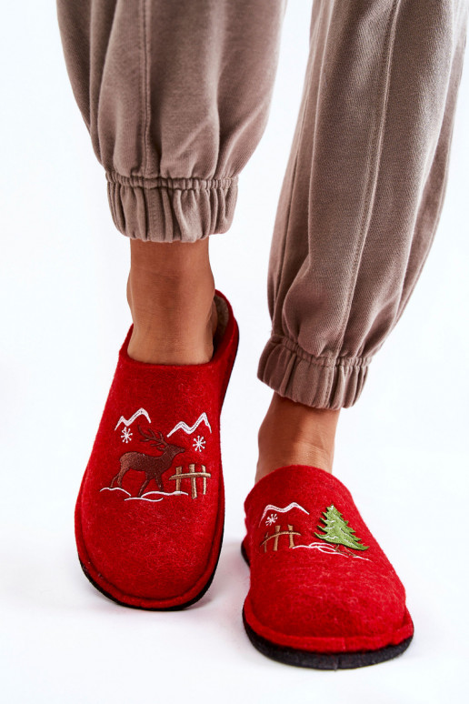 papuče Big Star KK276017 červeno-pieskovej farby papuče Big Star KK276017 červeno-pieskovej farby