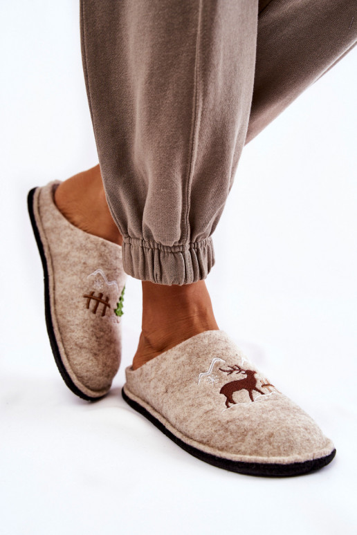 papuče Big Star KK276016 béž papuče Big Star KK276016 béž