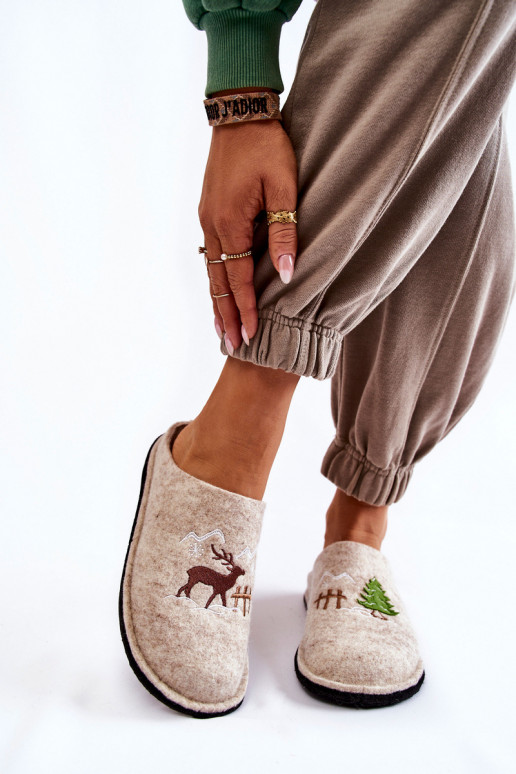 papuče Big Star KK276016 béž papuče Big Star KK276016 béž