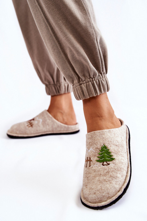 papuče Big Star KK276016 béž papuče Big Star KK276016 béž