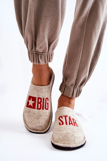 papuče Big Star KK276021 béž 2