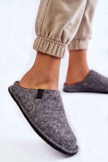 Klasický model Papuče Big Star KK276014 sivej farby