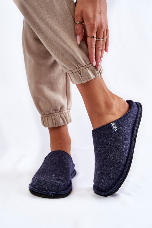 Klasický model Papuče Big Star KK276013 tmavomodré Klasický model Papuče Big Star KK276013 tmavomodré