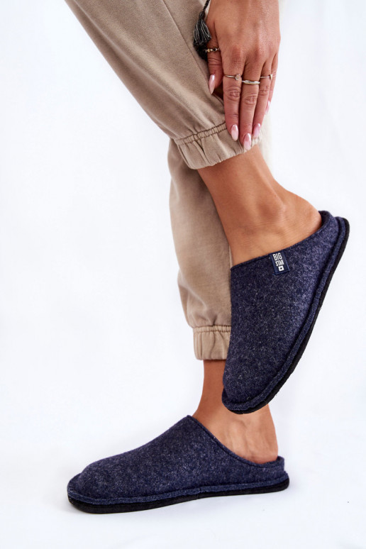 Klasický model Papuče Big Star KK276013 tmavomodré Klasický model Papuče Big Star KK276013 tmavomodré