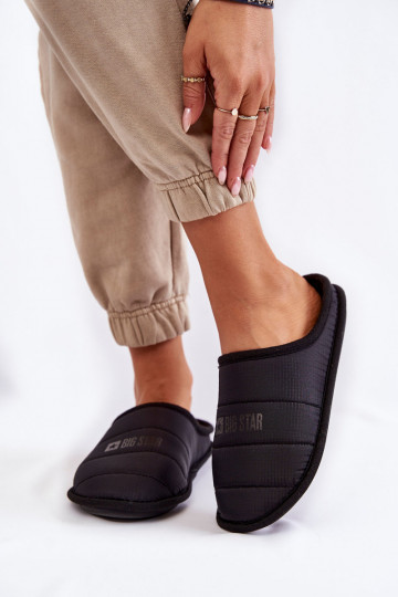 Klasický model papúč Big Star KK274602 čierne 2