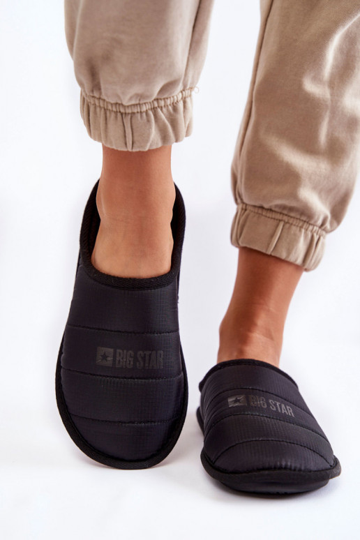 Klasický model papúč Big Star KK274602 čierne Klasický model papúč Big Star KK274602 čierne