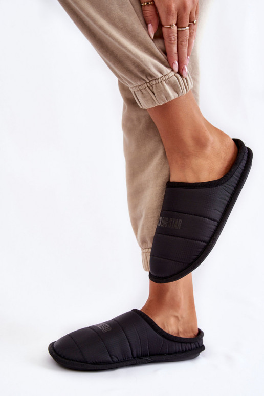 Klasický model papúč Big Star KK274602 čierne Klasický model papúč Big Star KK274602 čierne