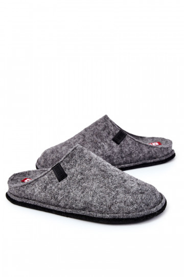 Klasické pánske papuče Big Star KK176001 sivej farby