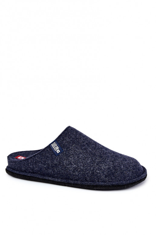 Klasické pánske papuče Big Star KK176004 tmavomodré Klasické pánske papuče Big Star KK176004 tmavomodré