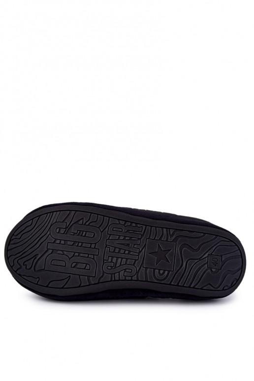 Pánske papuče Big Star KK174365 čierne
