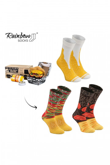 Sada ponožiek Food Truck Socks Box 3 páry 2