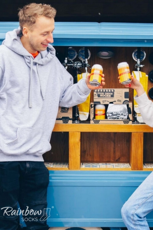 Sada ponožiek Food Truck Socks Box 3 páry Sada ponožiek Food Truck Socks Box 3 páry