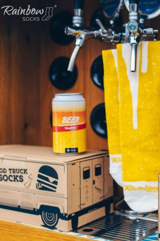 Sada ponožiek Food Truck Socks Box 3 páry Sada ponožiek Food Truck Socks Box 3 páry