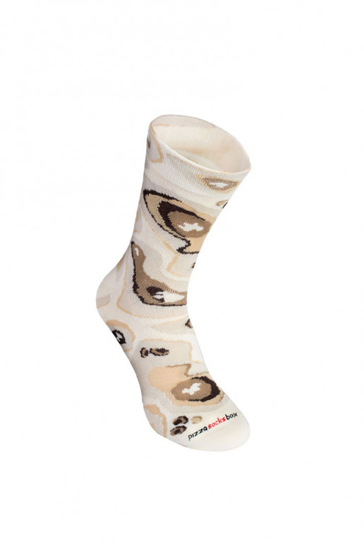 Farebné ponožky v krabičke Pizza 4 páry Farebné ponožky v krabičke Pizza 4 páry