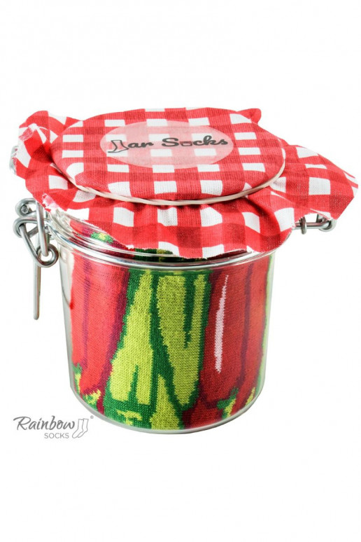 2 páry farebných ponožiek v krabičke