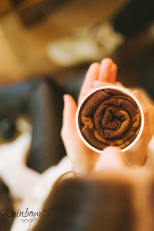 Farebné ponožky v krabičke Americano 1 pár Farebné ponožky v krabičke Americano 1 pár