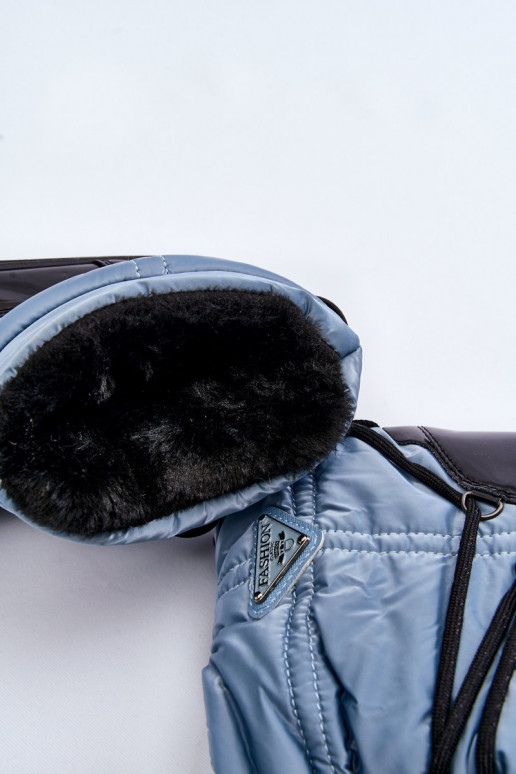 snehule so šnúrkami v modrej farbe Carrios snehule so šnúrkami v modrej farbe Carrios