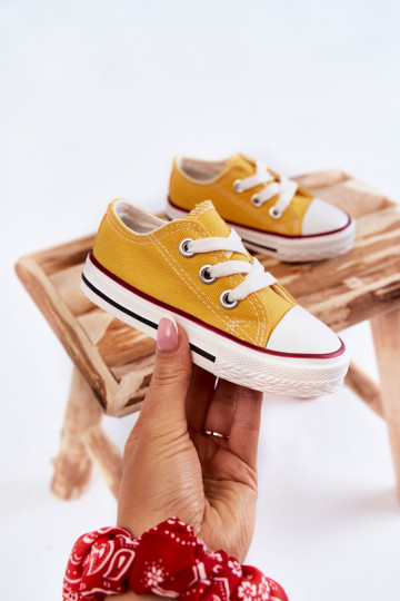Klasická detská športová obuv v žltej farbe Filemon 2