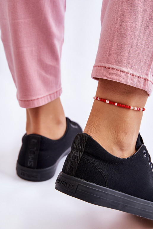 na ramienka Klasický model voľnočasovej obuvi v čiernej farbe Eleya na ramienka Klasický model voľnočasovej obuvi v čiernej farbe Eleya