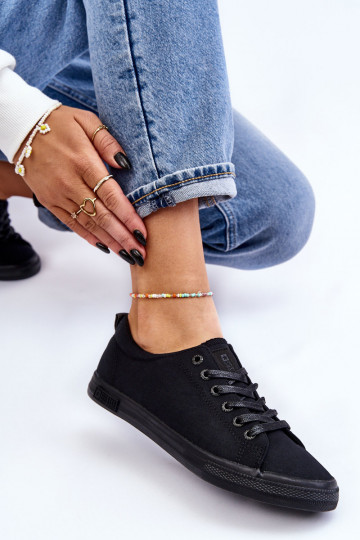 Tenisky s plochou podrážkou Big Star LL274057 čierne