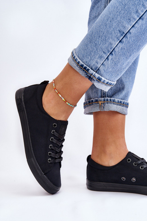 Tenisky s plochou podrážkou Big Star LL274057 čierne